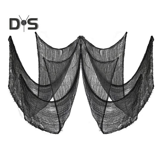 Horror Halloween Cloth Decoration Creepy Gauze Fabric Cloth Scary Haunted House Prop for Halloween Party Decor