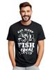 Eat Sleep Fish Repeat - Funny T-shirt for Fishing Enthusiasts! 100% Cotton, Unis