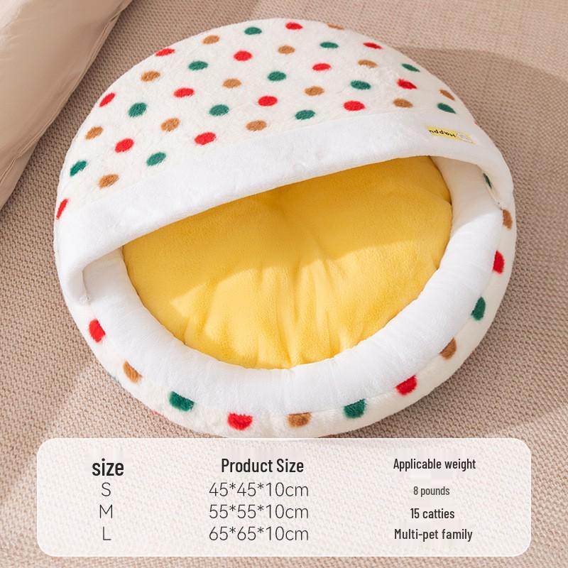 Cross-border Cat Villa: Cozy Autumn/Winter Nest for Kittens & Dogs