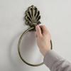 Towel Loop with Shell Backplate Vintage-Style Easy To Install