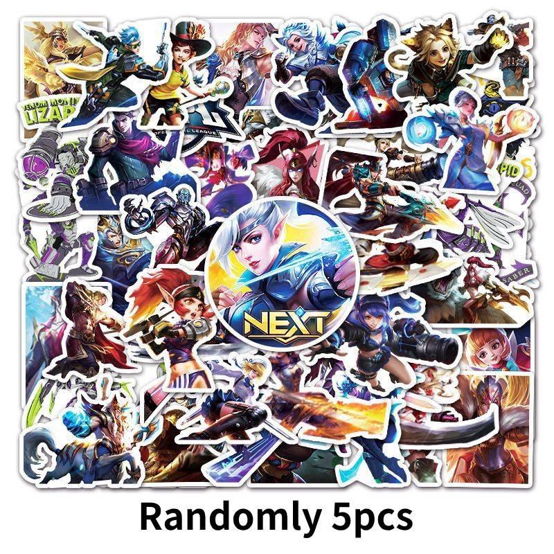Legends Mobile 550pcs Game Stickers For Motorcycle Refrigerator Skateboard