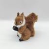 Simulation Squirrel Animal Figurines Christmas Artificial Squirrel Ornament Christmas New Year Party Desktop Decoration