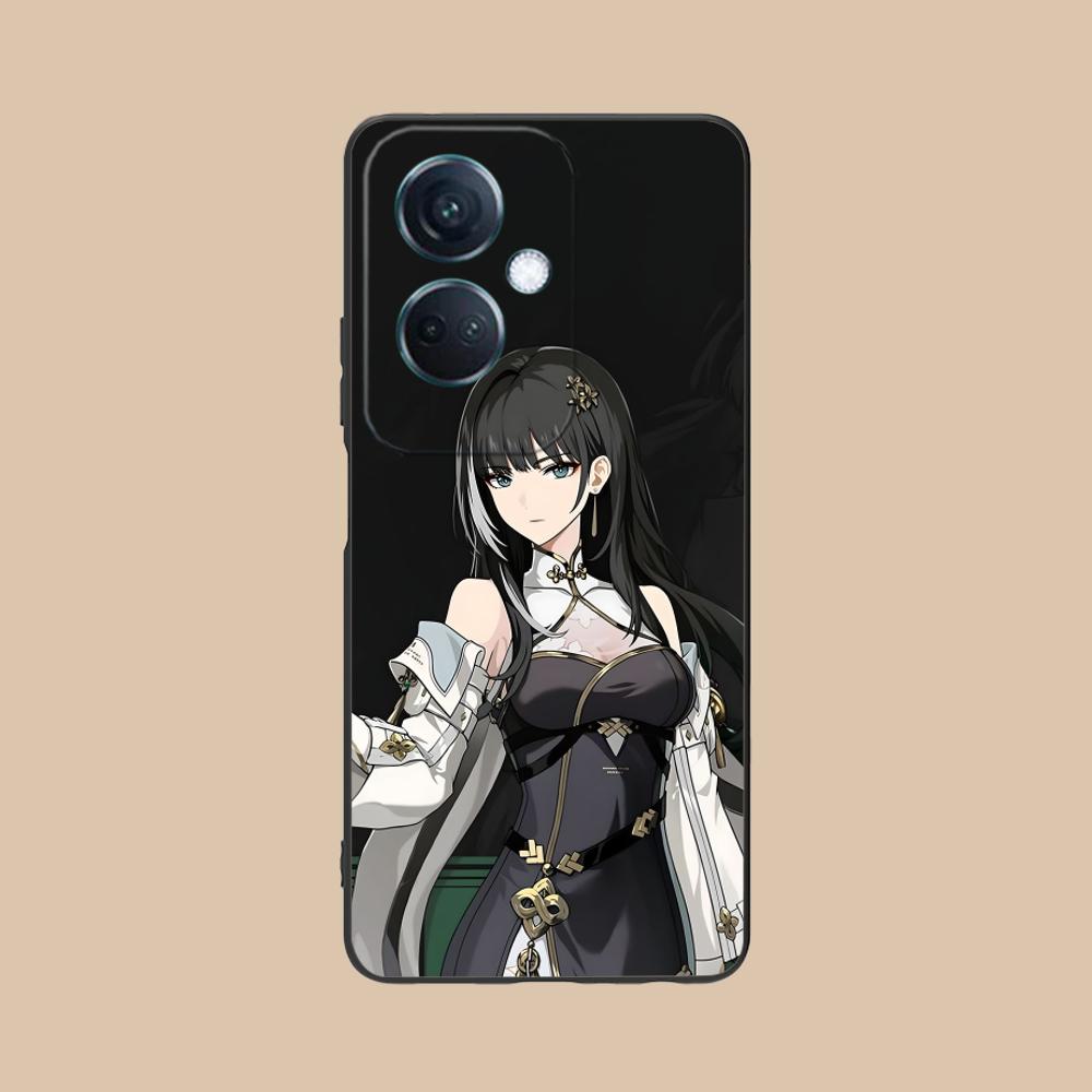 

Wuthering Waves Baizhi Phone Case for OPPO Reno 14 13 12 11 10 9 8 7 6 5 F T Pro 5G Soft TPU Shockproof Cover OPPO Reno5 5G