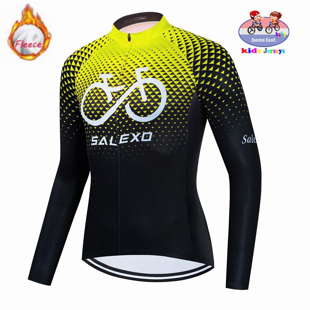 

Winter Fleece Children s Cycling Clothing Keep Warm Kids Jersey Bike Suit Jacket Clothes MTB Kids Cycling Trousers Equipage 2026 Winter Velvet Warm XS