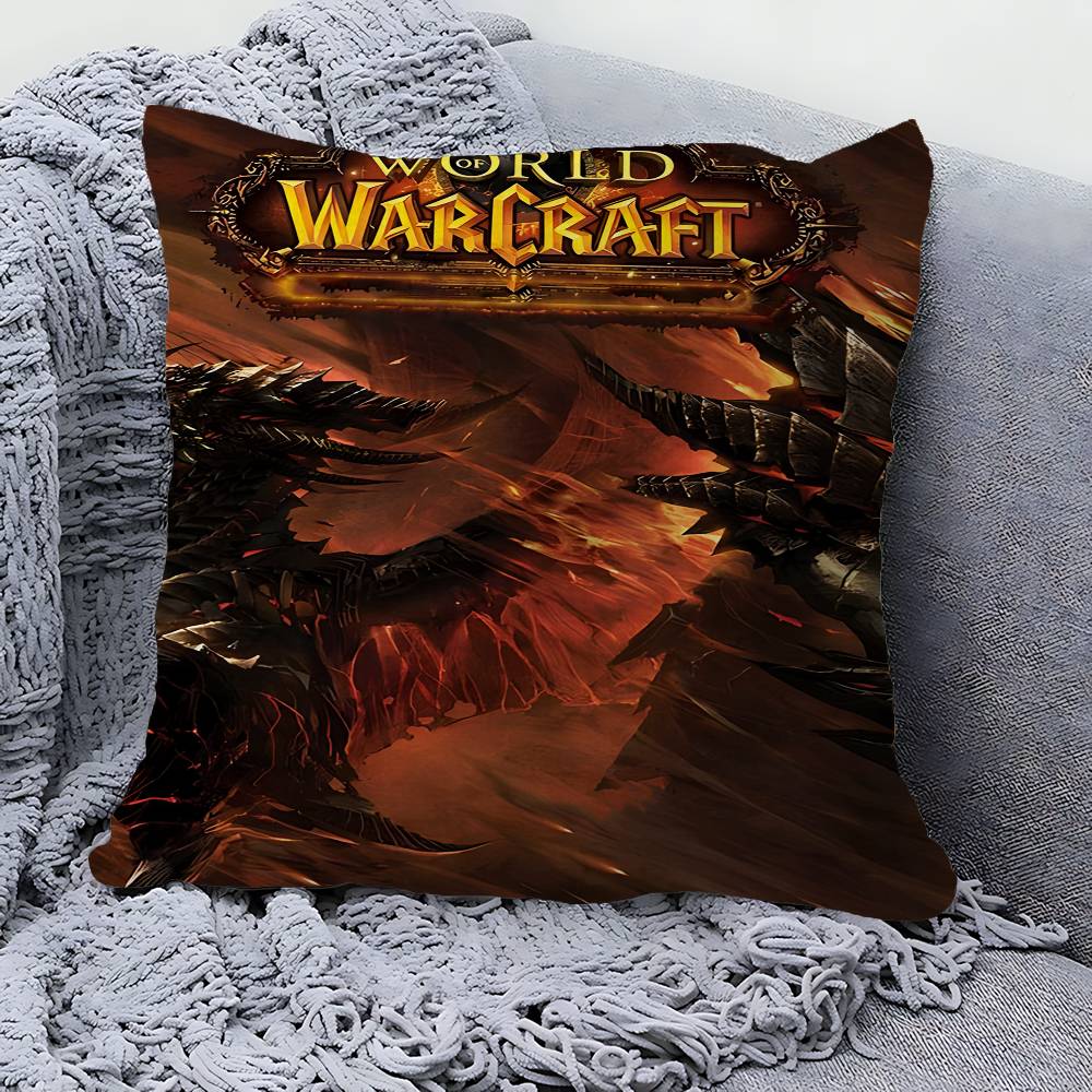 Game World Of Warcraft Cushion Cover Polyester Sofa Cushions Decorative Throw Pillows Home Decoration Pillowcover