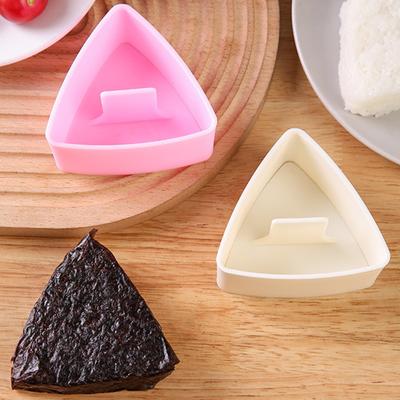 2Pcs Rice Ball Mold Kit Easy Demoulding Rice Mold Set Triangle