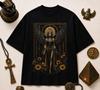Egyptian Goddess Wings T-Shirt – Dark Angel Queen Ankh Mythology Graphic Tee