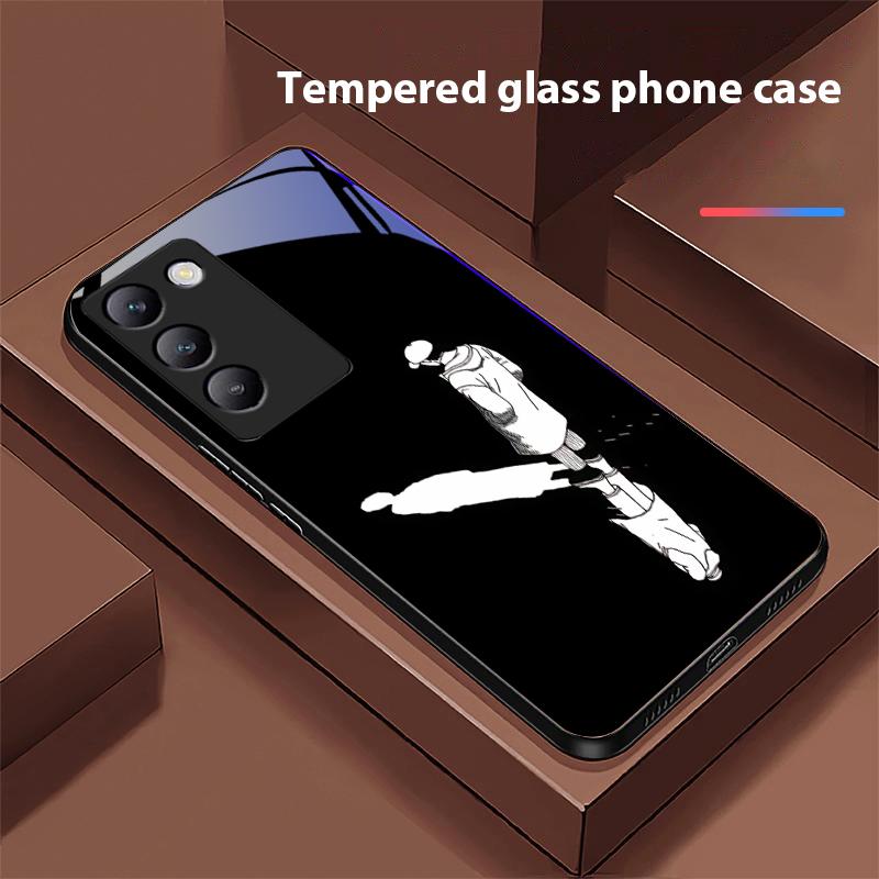 

Забавные Дьявольские Глаза Для Y72 33S 11 03 36 96 Lite 35 16 Iqoo 12 V40 SE 5G 29 40 21 30 X80 Pro Vivo Чехол для телефона из закаленного стекла For vivo V15