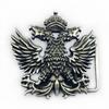 Double-Headed Eagle Leather Belt Buckle for Men & Women - Retro Style