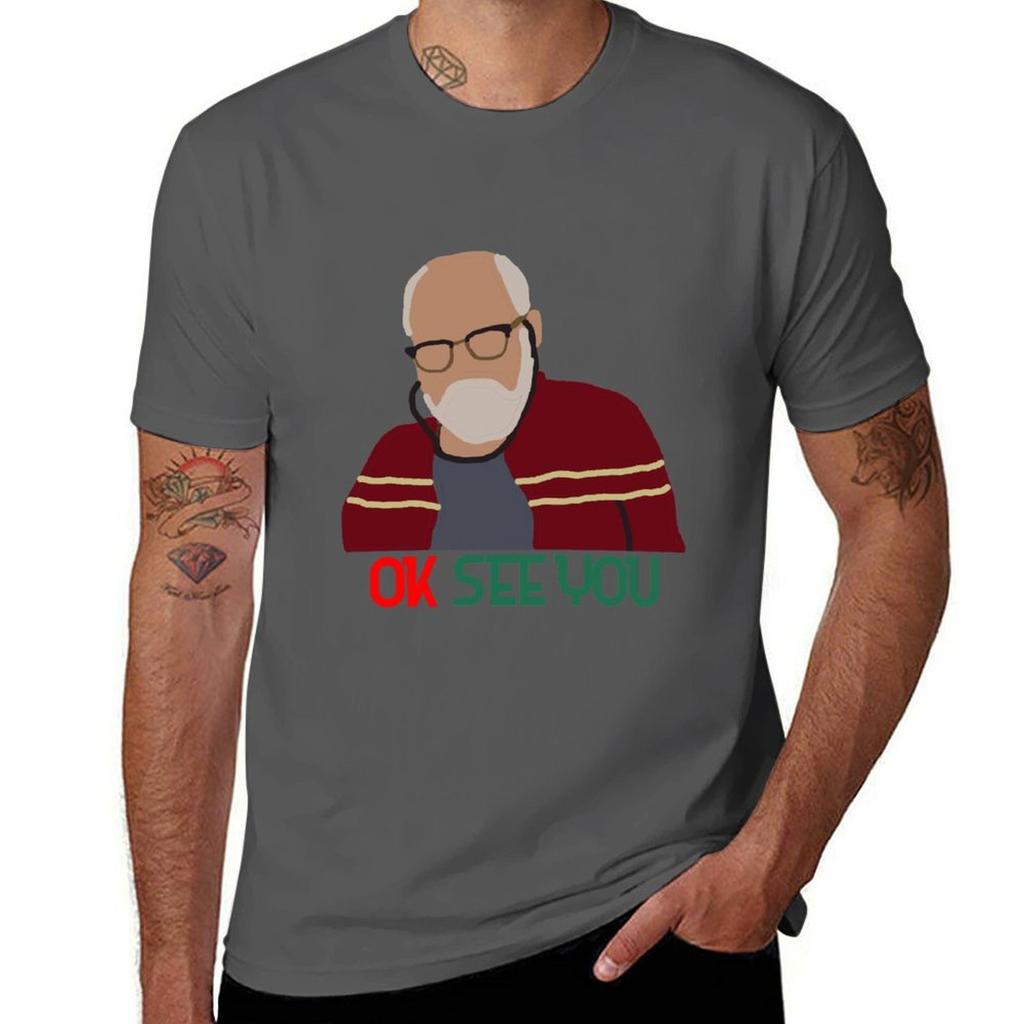 Uppa Kims Convenience Ok See You Drawn TShirt Basic Breathable Solid Color TShirt
