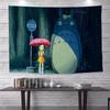Cartoon My Neighbor Totoro DIY Wall Tapestry For Living Room Home Dorm Decor Wall Art Decor