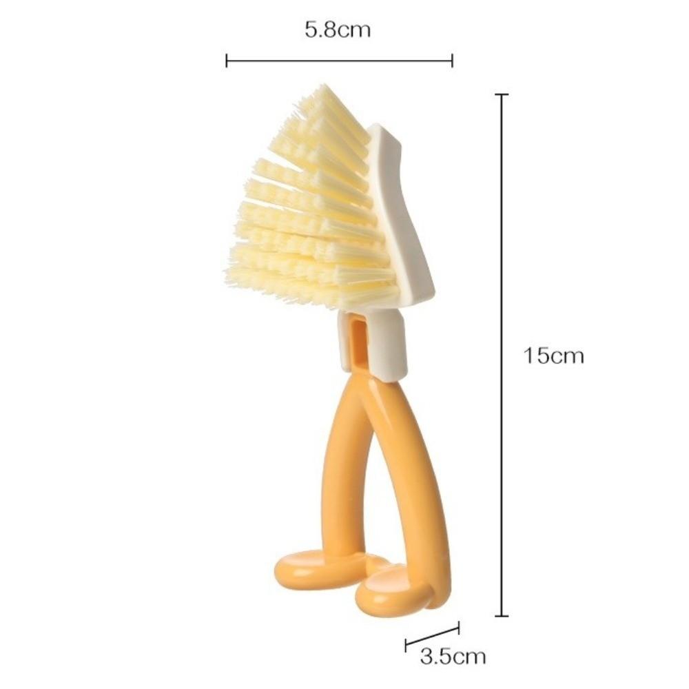 Short Handle Gap Cleaning Brush Foldable Corner Gap Brushs New No Dead Angle Stove Brush