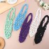 Portable Crochet Cup Holder Coffee Cup Bag Hollow Out Bottle Bag Mugs Bag Foldable Woven Net Water Bottle Bag Cup Cover[Q]Q@