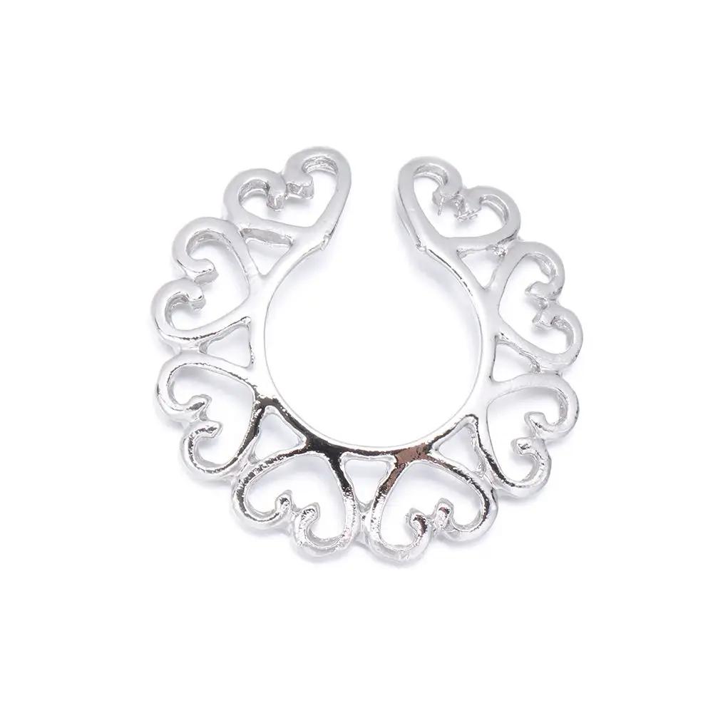 Nickel-free Faux Nipple 316L Surgical Steel Fake Nipple Ring Non Piercing Body Jewelry Non-Piercing