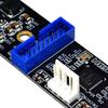 M.2 NGFF NVMe to USB 3.0 Front 19 Pin Adapter Card Expansion 2 Ports Transfer