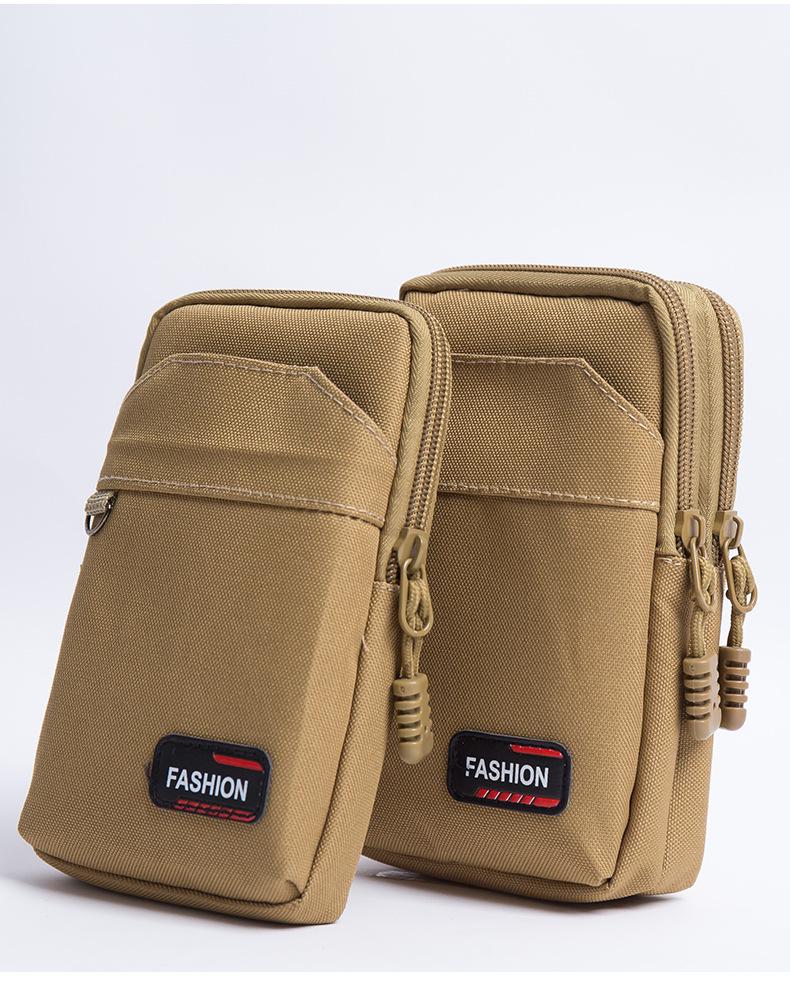 Riñonera Oxford Impermeable 2021 - Soporte para Teléfono en Cinturón para Hombre de 6.5" con Mosquetón para Correr al Aire Libre