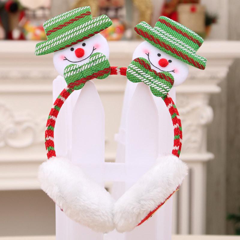 Buy Christmas Headband Earmuff Red Big Antler Head Buckle Hairpin Gift ...