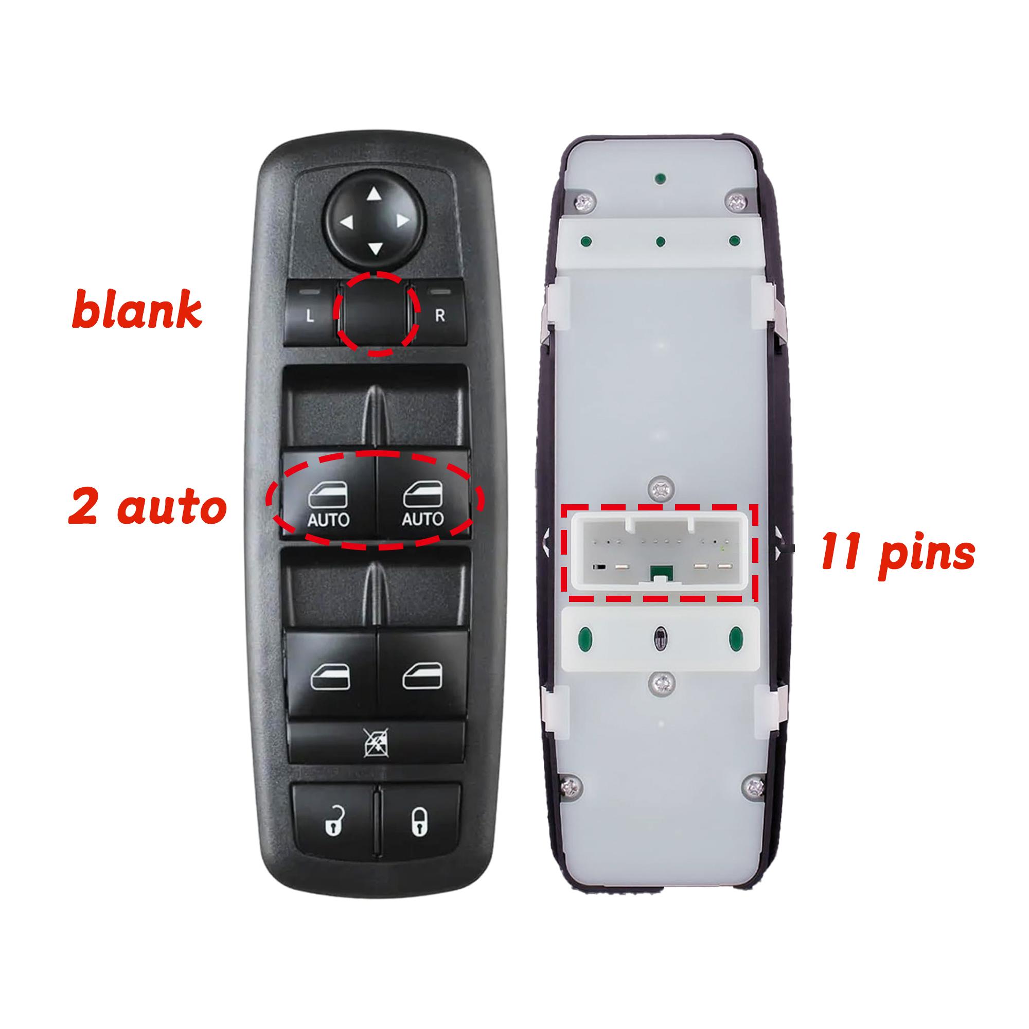 

68184802AA Front Door Lock Master Window Switch Control for Dodge Durango 2014 2015 Jeep Grand Cherokee 2014- 68184802AA