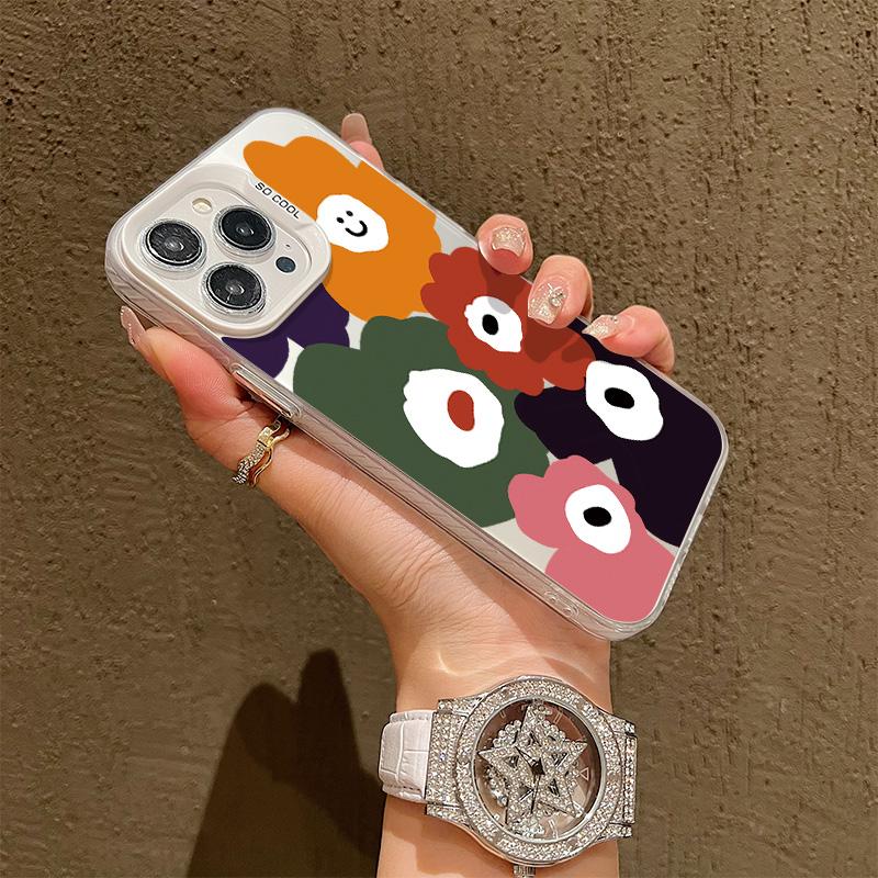 Silikonové pouzdro Pro Oppo Reno 4 5 6 8T 8Z 7Z 4F 5F Redmi Note 15 14 13 12 Samsung A06 A16 A26 A36 A56 Kryt DIY Malovaný Kreslený Nárazuvzdorný Bumper na Telefon