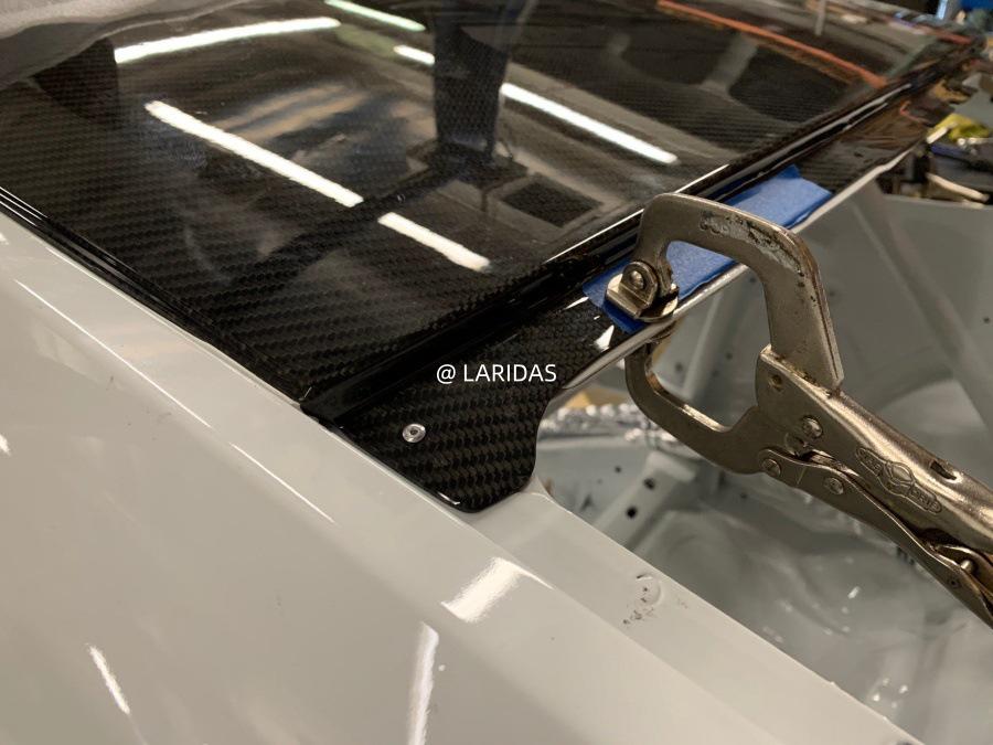 Ford Mustang Dark Horse S650 Carbon Fiber Roof Replacement Accessory