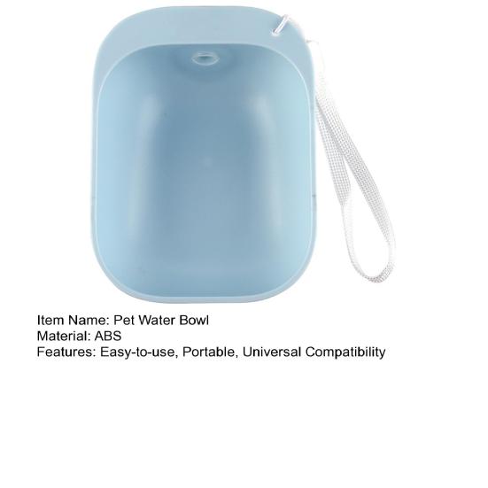 Bottle Cap Pet Water Dish Portable Dog Water Bowl Cat Water Feeder with Lanyard Fits Most Plastic Bottles for Hiking Outdoor Walking