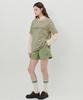 Eoboneoseu Lettering Print Shorts [Green]