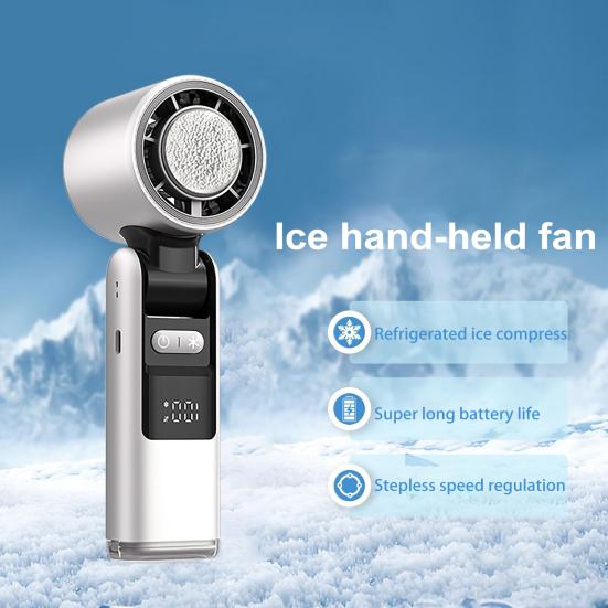 Handheld Turbo Fan 100-Speed Adjustable Lightweight Rechargeable Portable High Speed