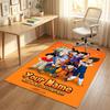 Personalized Crystal Velvet Carpet,Dragon Ball Custom Printed Name, Plush Area Rug For Home Indoor Decor