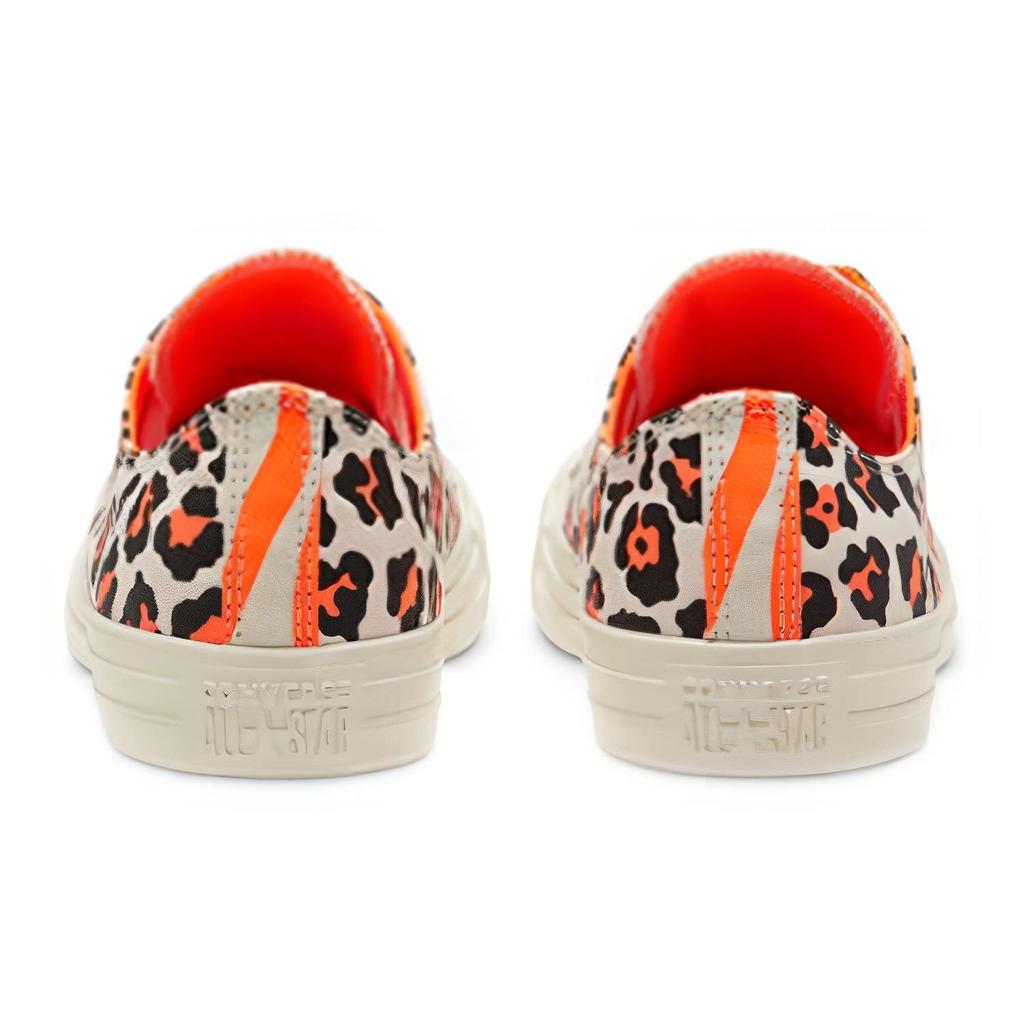 Converse All Star Comfortable Versatile Low Top Canvas Shoes Unisex Sneakers Leopard 167631C