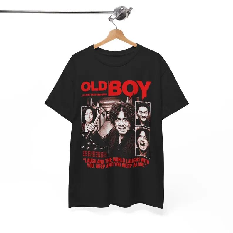 Oldboy Movie Poster T-Shirt, Park Chan-Wook Cult Film Tee S