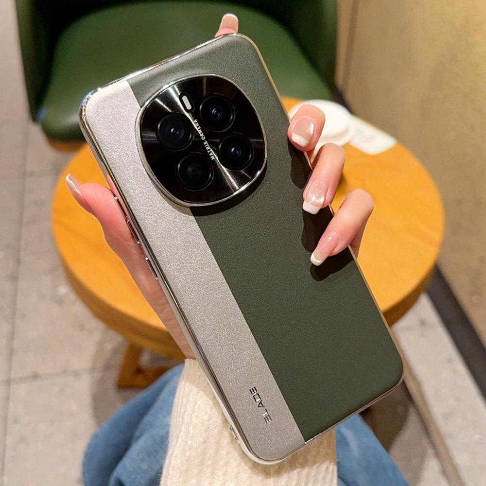 Etui na Honor Magic7 Pro 5G Łączone Skóra PU+TPU Elektroplaterowana Osłona na Telefon