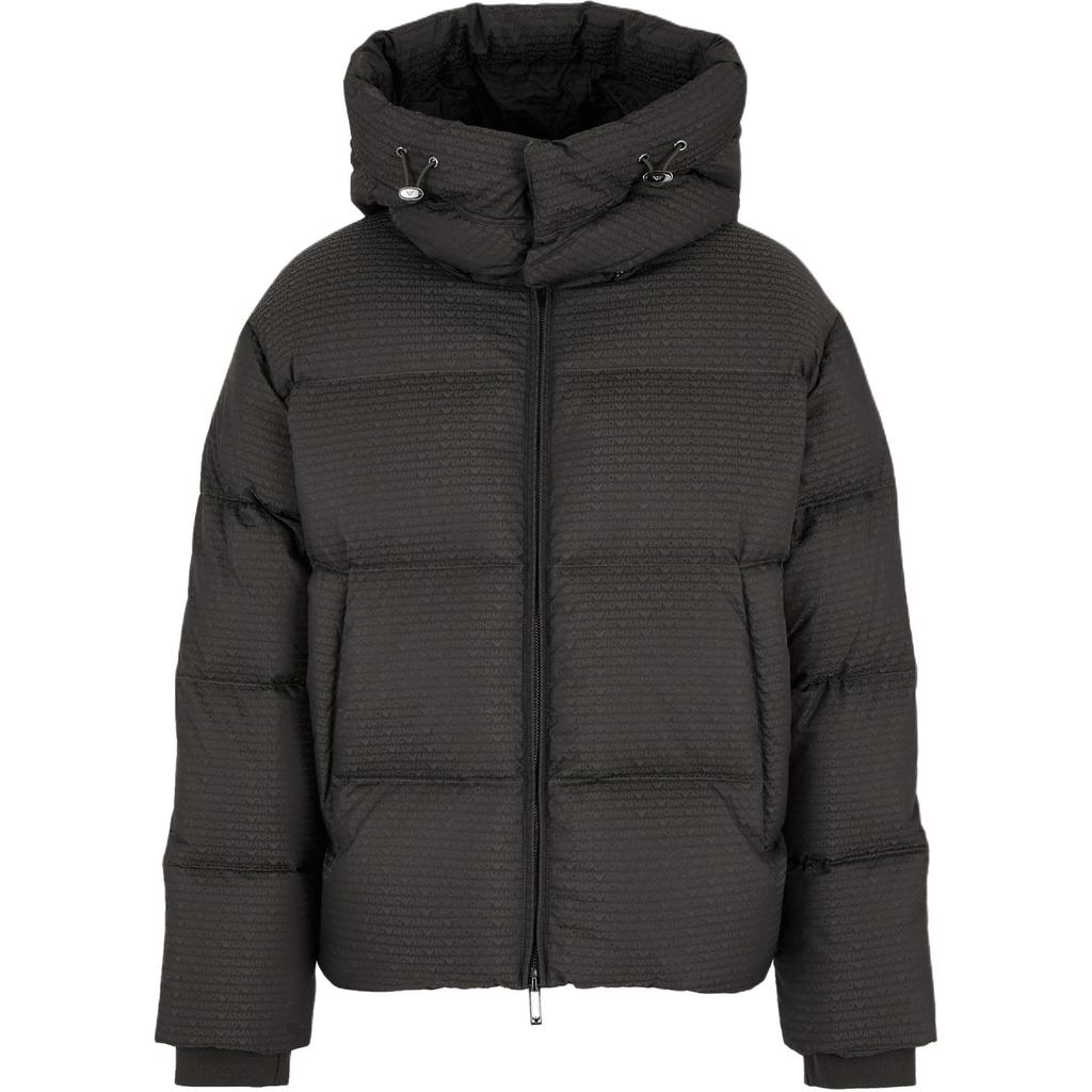 EMPORIO ARMANI FW24 Down Jacket Men's Black 6D1BC3-1NNXZ-05A6
