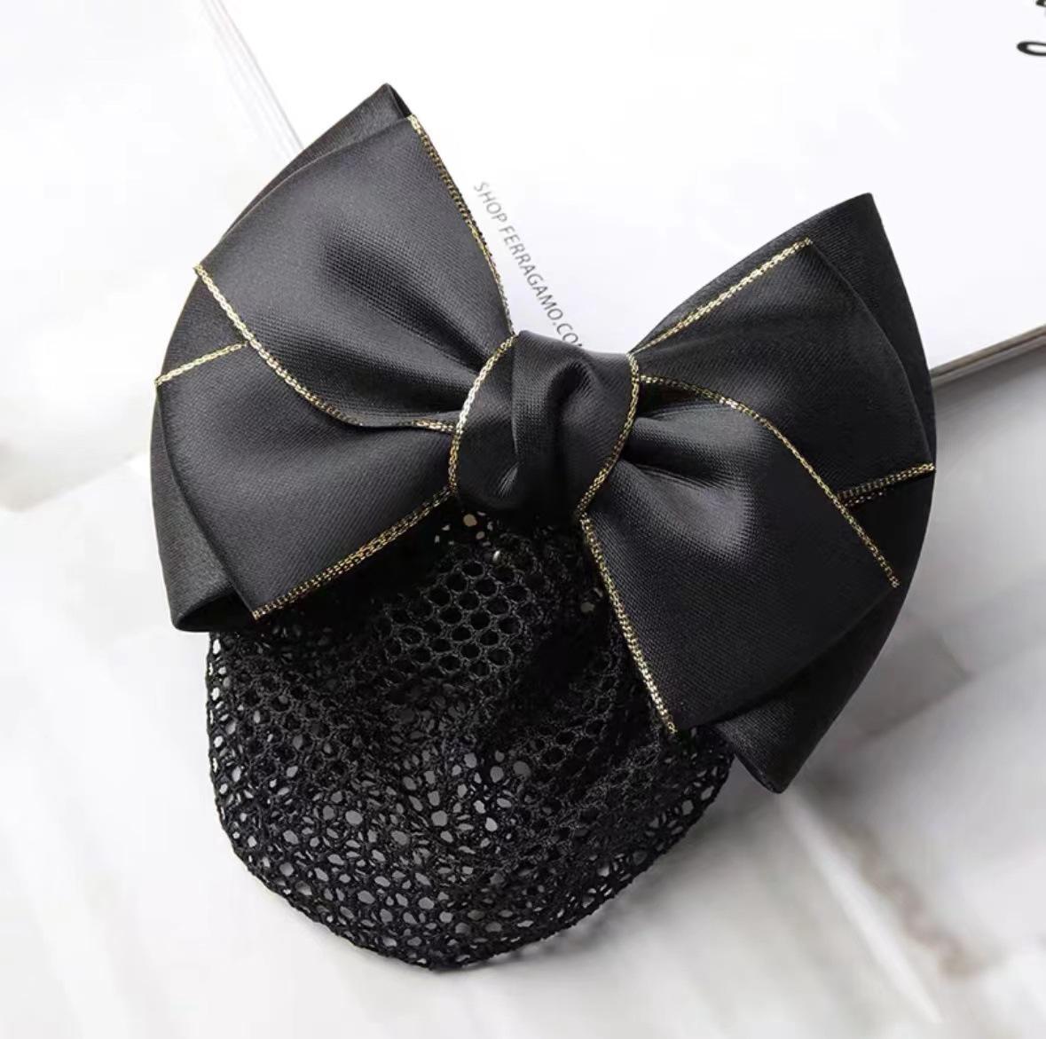 

Сетка для волос с золотой окантовкой для профессиональных медсестер и гостиничного персонала