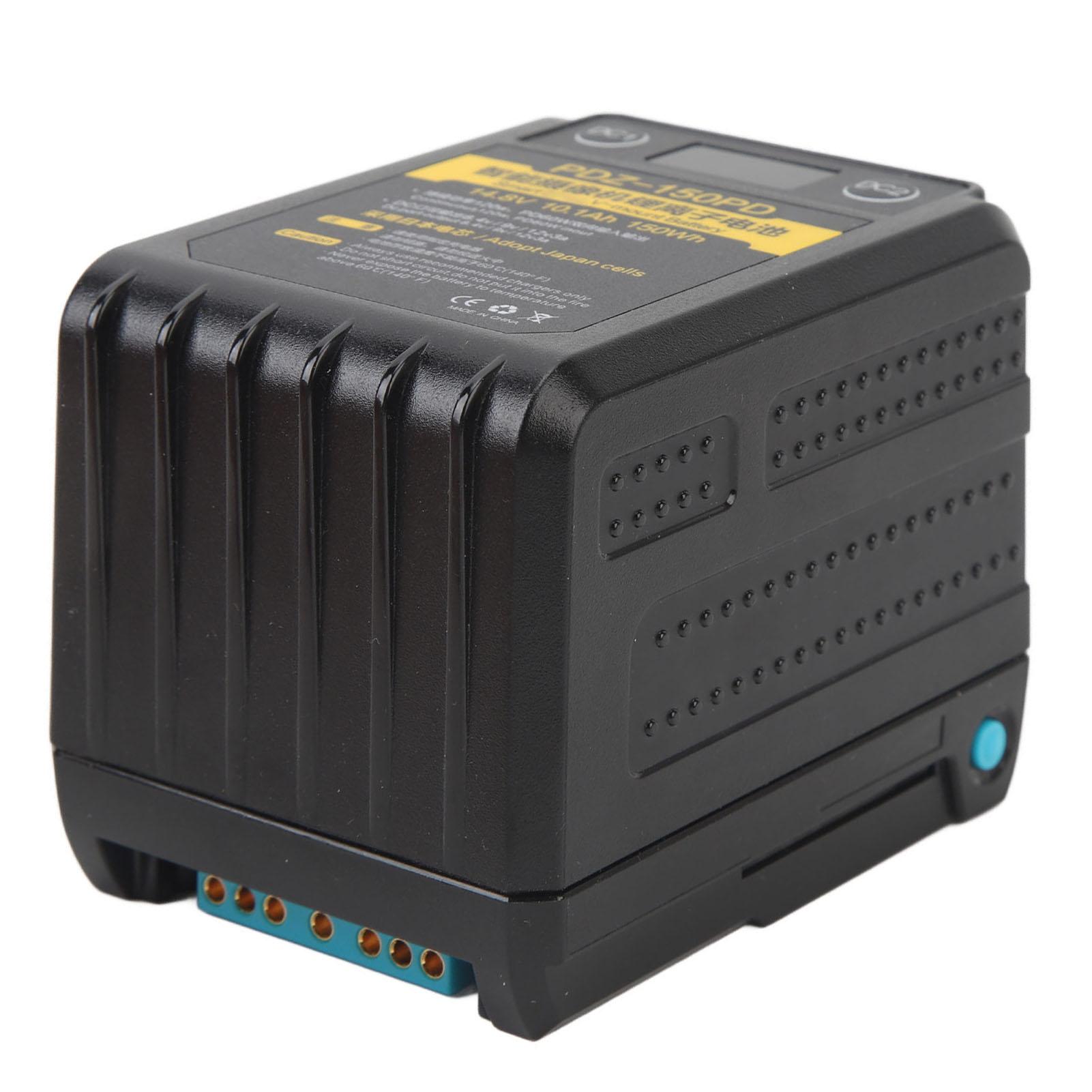 

Аккумулятор V-Mount высокой мощности 150 Втч 120 Вт 14,8 В поддерживает быструю зарядку PD 60 Вт для видеокамеры, видеокамеры