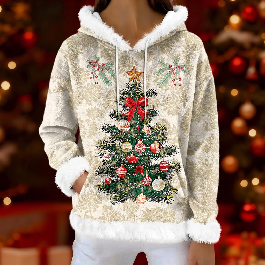 Hoodies für Damen Oversized Winter Plüsch Niedliche Sweatshirts Pullover Trendige Herbst Winter Kleidung