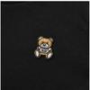 Moschino Htm04k Laa10 60100 Teddy Bear Logo Patch Kids Short Sleeve Tee