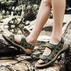 Store Ægte Læder Herre Sandaler Sommer Herre Strand Sandaler Udendørs Sandaler Til Mænd