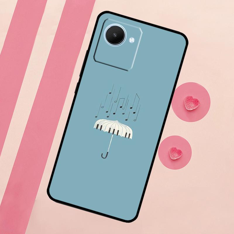 Minimalist Music Lover For Realme 10 11 12 13 14 Pro Plus C55 C71 C75 C67 C63 C61 C53 C35 C65 GT6 GT7 15 Pro Case