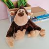 Plush Forest Animal Dolls: Lion, Elephant, Tiger, Monkey, and Deer - Children's Toys