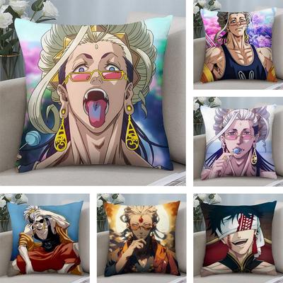 Hot R-Record of Ragnarok Cushion Cover Soft Plush Fabric Double-Sided Printed Sofa Cushion Cover for All Seasons Home Decor Gift