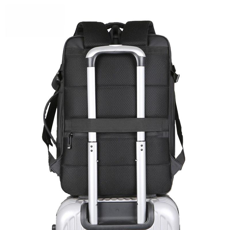 Men's Travel Business Backpack - High-End, Large-Capacity, Waterproof, Fashionable Shoulder Bag for Commuting and Computers.