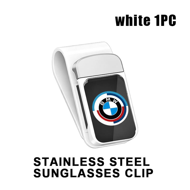 Universal Car Sun Visor Sunglasses Holder Storage Glasses Clip For BMW X1 X3 E39 E46 E30 E36 E87 E60 E90 F26 G02 E70 F15 E53 G05 IK5