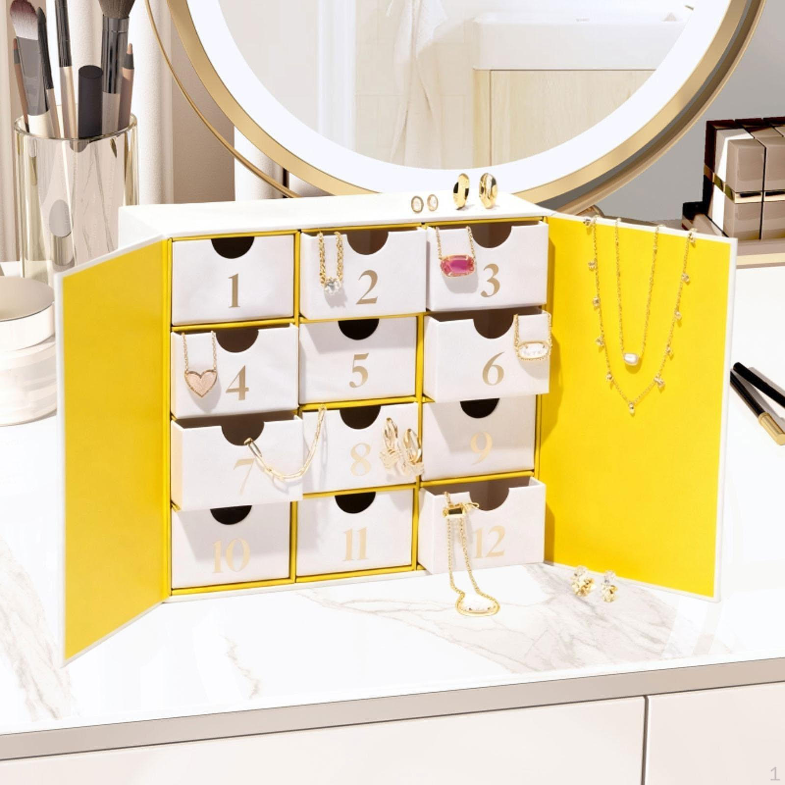 

Ювелірний Адвент-календар Коробка Подарункова Упаковка на День народження Різдво Свято