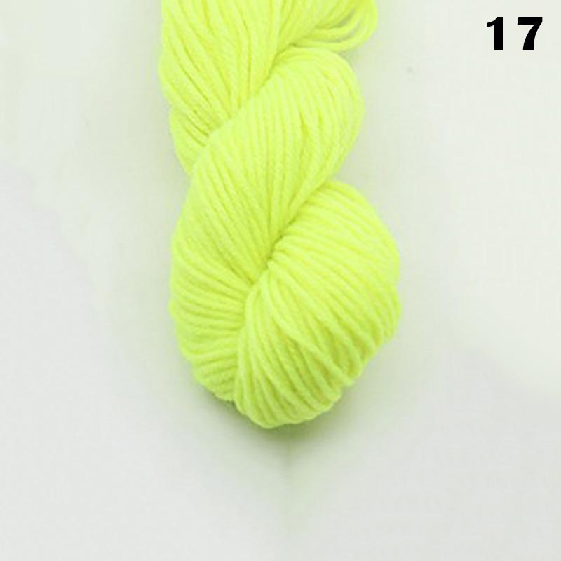 

25 г/кулька 4-слойна товста пофарбована бавовняна вовняна пряжа для в’язання гачком для дитини Шапка Шарф Светр Ковдра Нитка для ручного в’язання