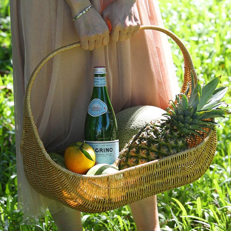 Imitation Rattan Decorative Storage Basket