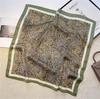 Versatile Sciarpa di Seta Retro con Motivo di Anacardi: Foulard Quadrato Decorativo da Donna, Foulard, Sciarpa da Legare ai Capelli o alla Borsa