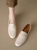 Women's 2026 Spring Flat Loafers - Soft Sole, Round Toe, One-Step Driving Shoes