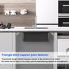 5/10/20Pcs Fasteners Connector Stainless Steel Right Angle Corner Stand Supporting Furniture Corner Connector Furniture Hardware