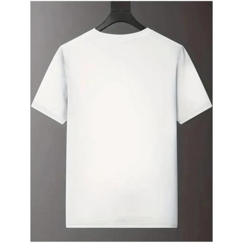 European Size Creative SOCCER Men'S Short-Sleeve T-Shirt, Featuring an Eye-Catching Rainbow Splatter Football Print That Scores Full Points