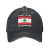 Lebanon Flag Heart Accessories Baseball Caps Unisex Casual  Caps Hat Adjustable Trucker Hats Snapback Cap